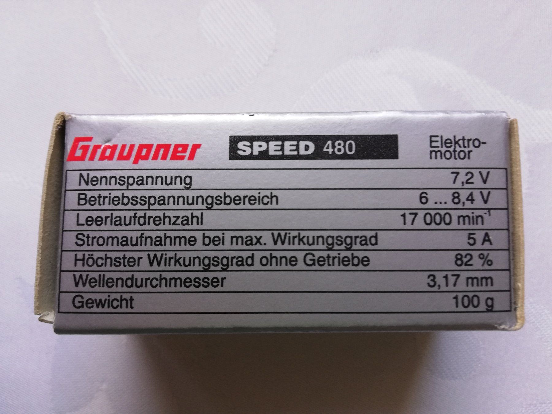 Graupner Speed 480 | Kaufen auf Ricardo