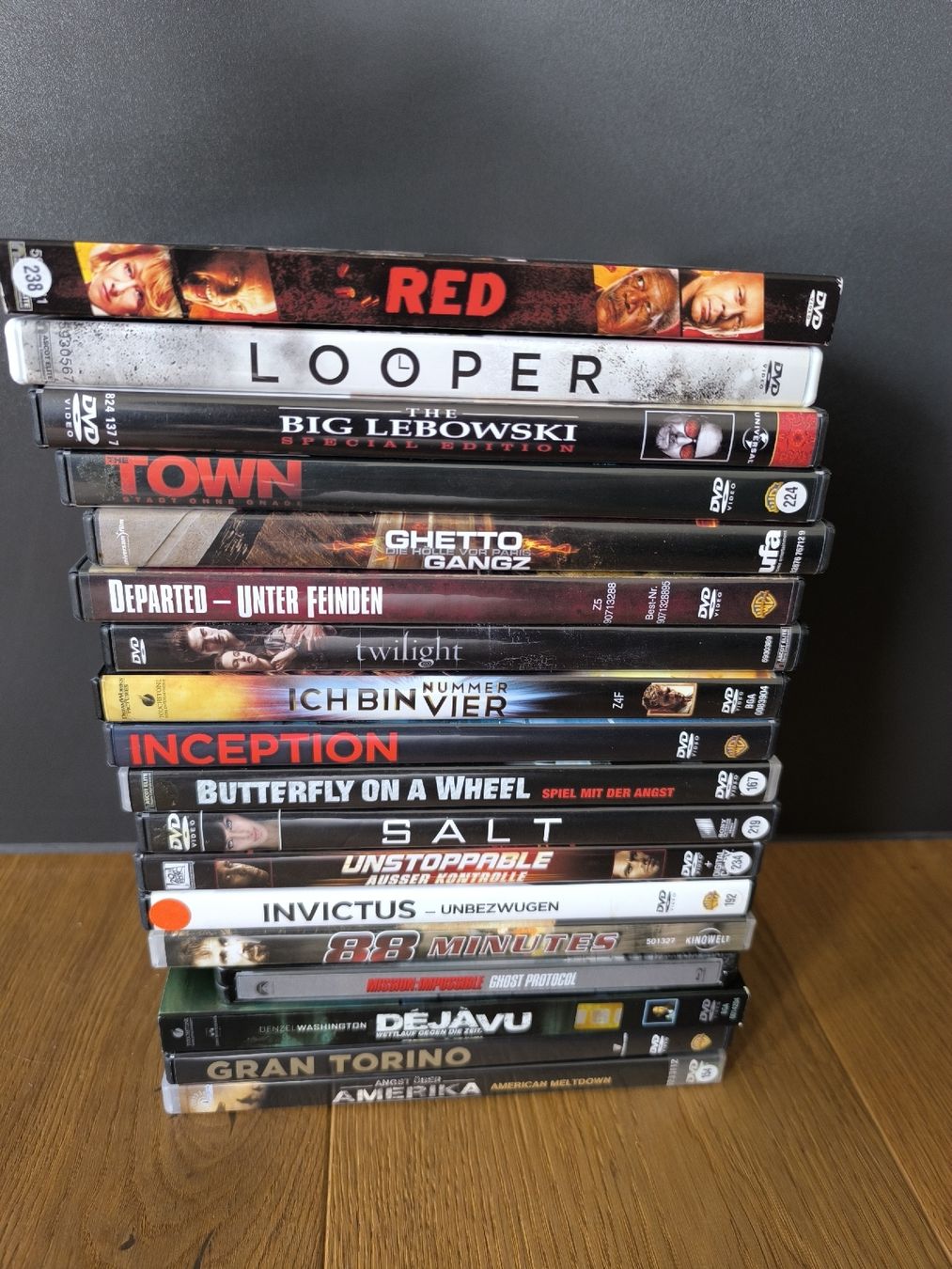 Tutti i DVDs: DVD Collection 18 stück: Red, Looper, Big Lebowski, uvm. – Usato da Niederdorf venduto da Ps26