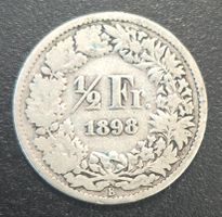 1/2 Franc Suisse 1898 Monnaie Suisse