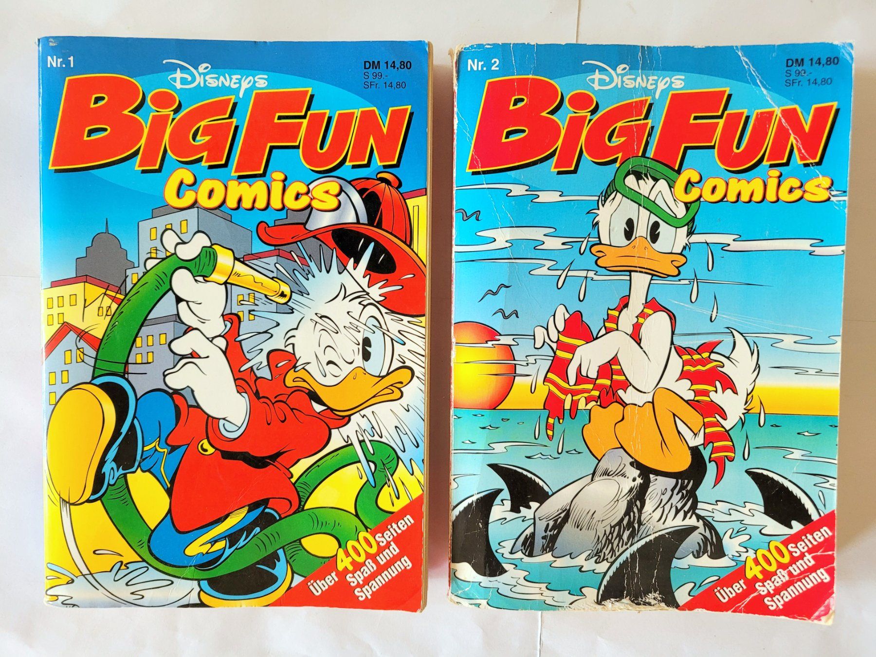 Fumetti: LTB / Disneys BIG FUN Comics Nr.1+2 – Usato da Schöftland venduto da huair