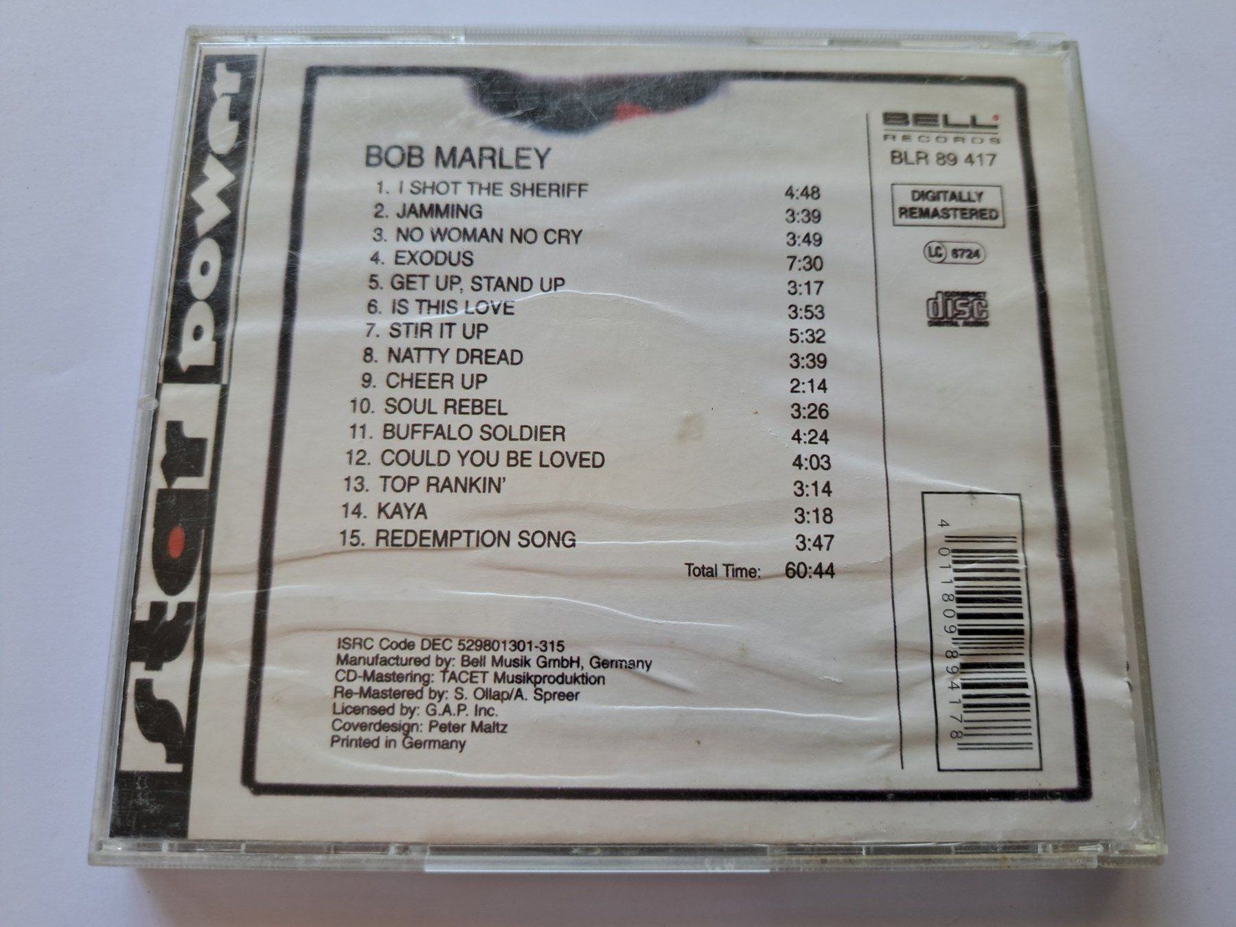 CDs: Cd Bob Marley - Digitally Remastered  – Gebraucht aus Pully von bro_n52j 1
