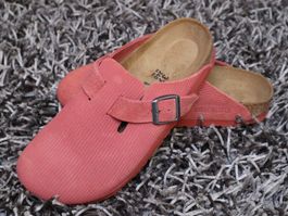 Birkenstock, Boston, Corduroy Veloursleder geprägt, 37, NEU