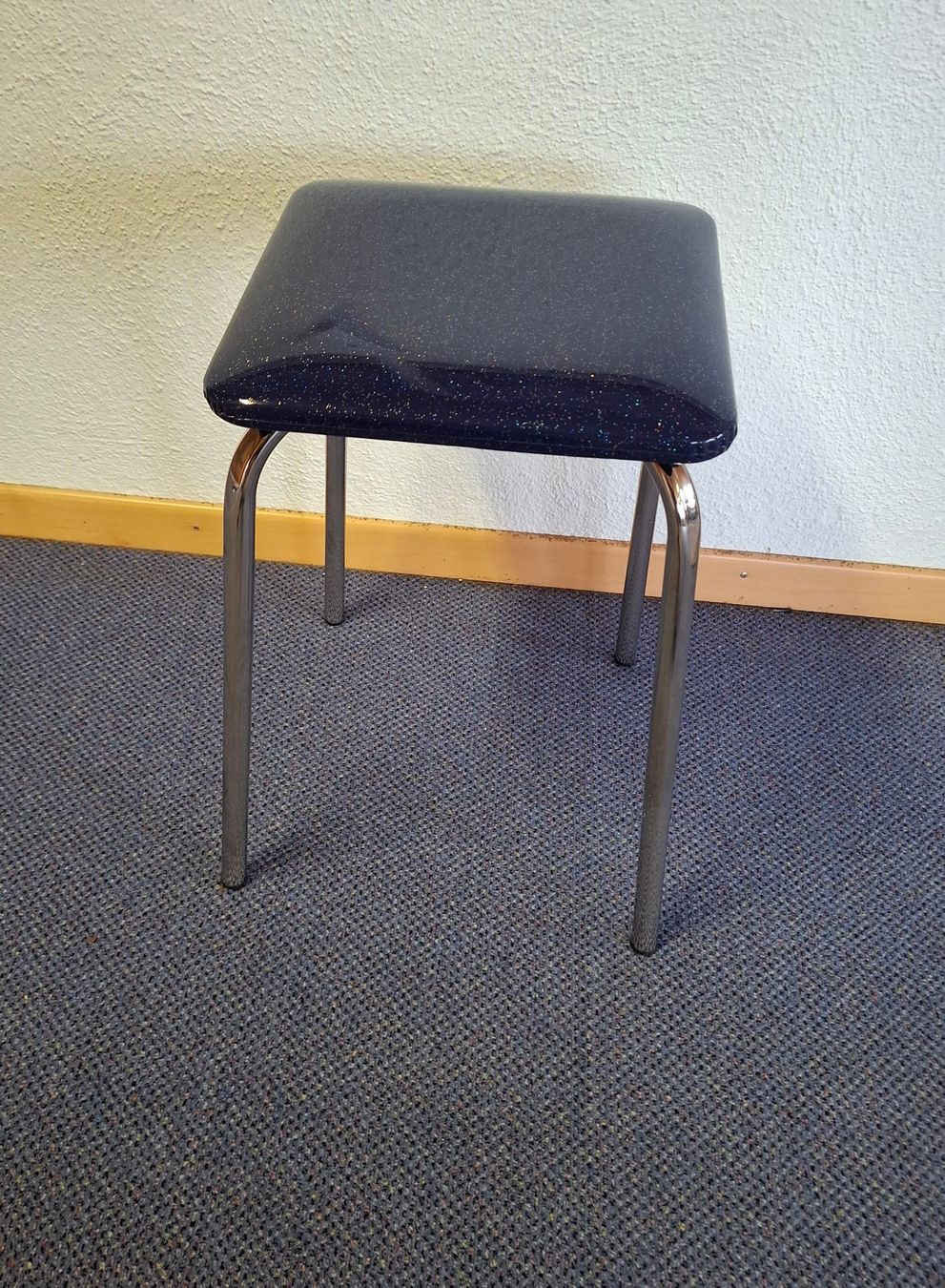 Sgabelli: Hocker (3Stk) Glitzer blau NEU! – Nuovo (secondo la descrizione) da Suhr venduto da SAF-Restposten 1