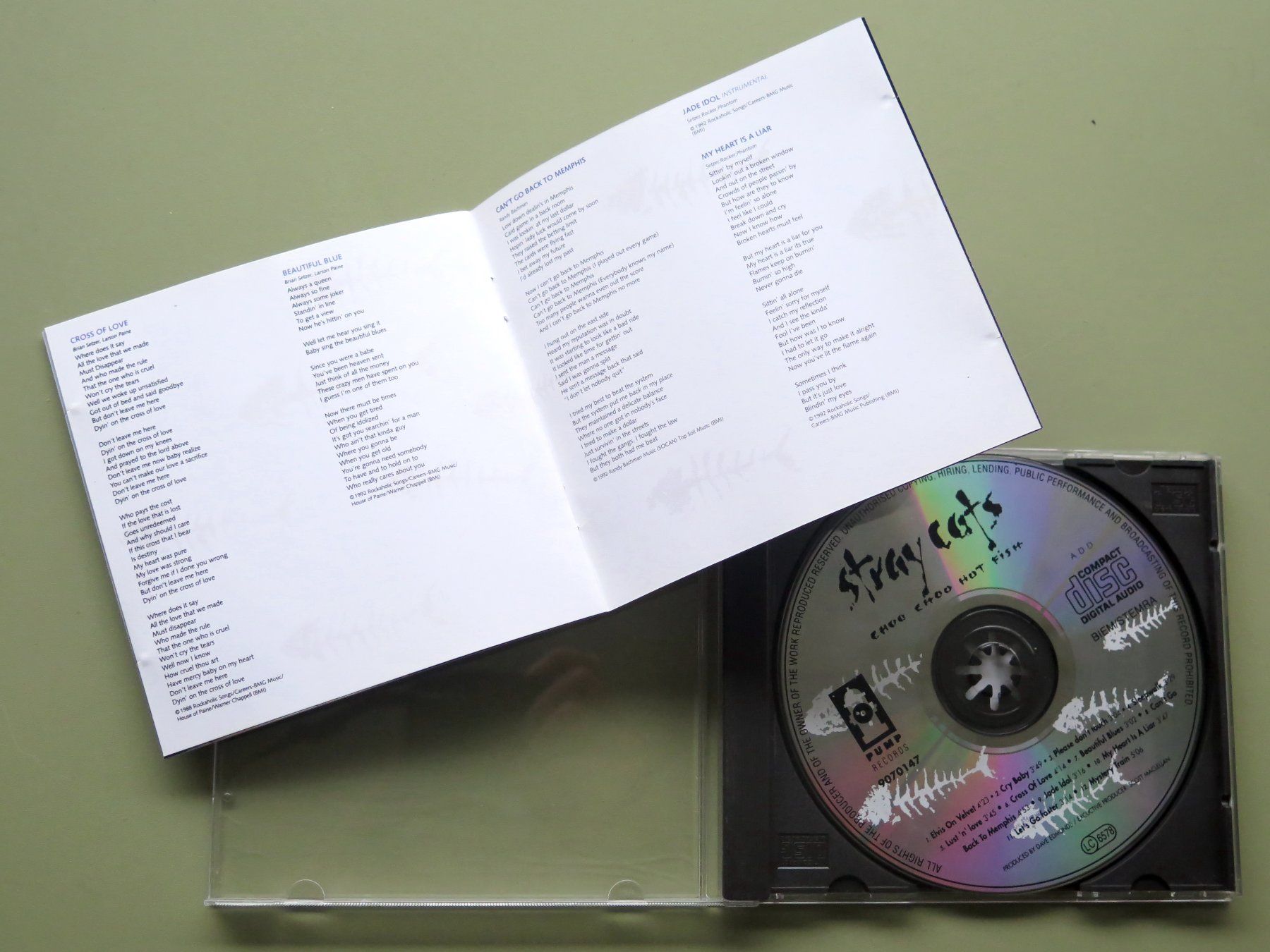 CD: (p) CD STRAY CATS: Choo choo hot fish, 1992 – Usato da Bern venduto da Balzamico 2