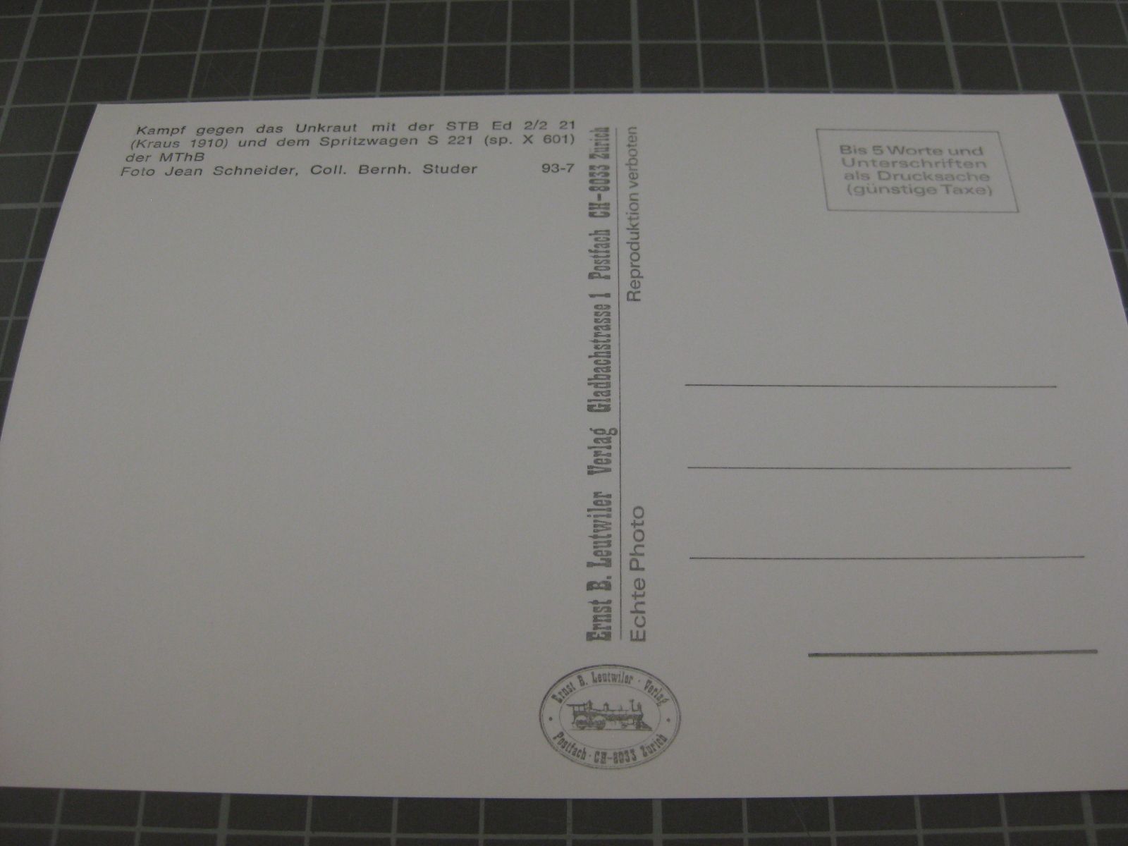 Cartoline postali: AK Flamatt Laupen mit Zug – Nuovo (secondo la descrizione) da Malters venduto da Marosko 1