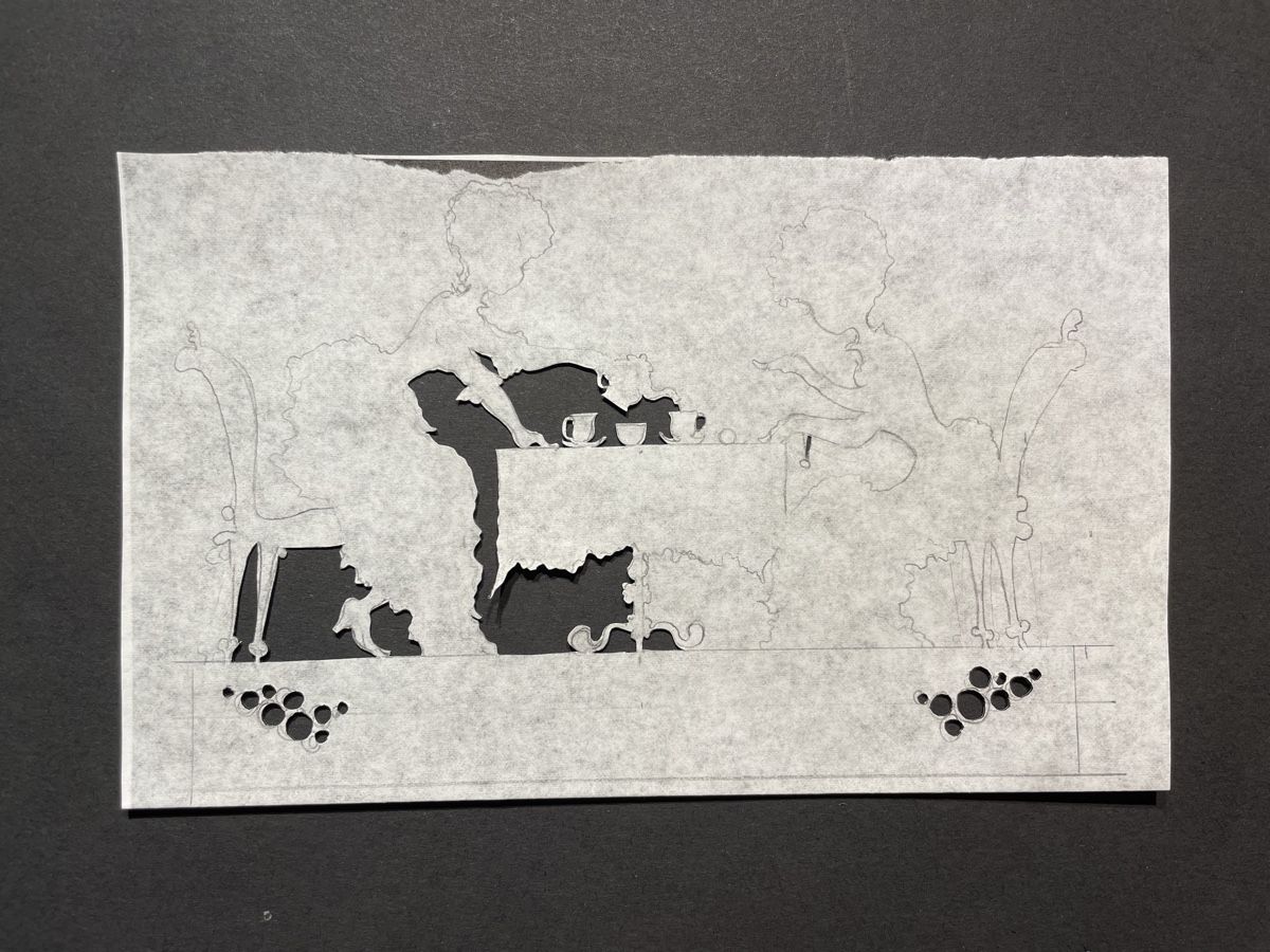 Grafiken & Lithographien: Scherenschnitt von Anita Buri – Neu (gemäss Beschreibung) aus Konolfingen von Bern-75 8