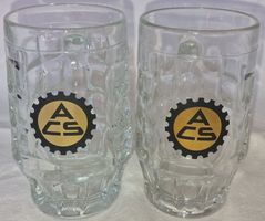 ACS Bierkrug, 2 Stk., Vintage / H: ca. 13.5 / Ø: ca. 7