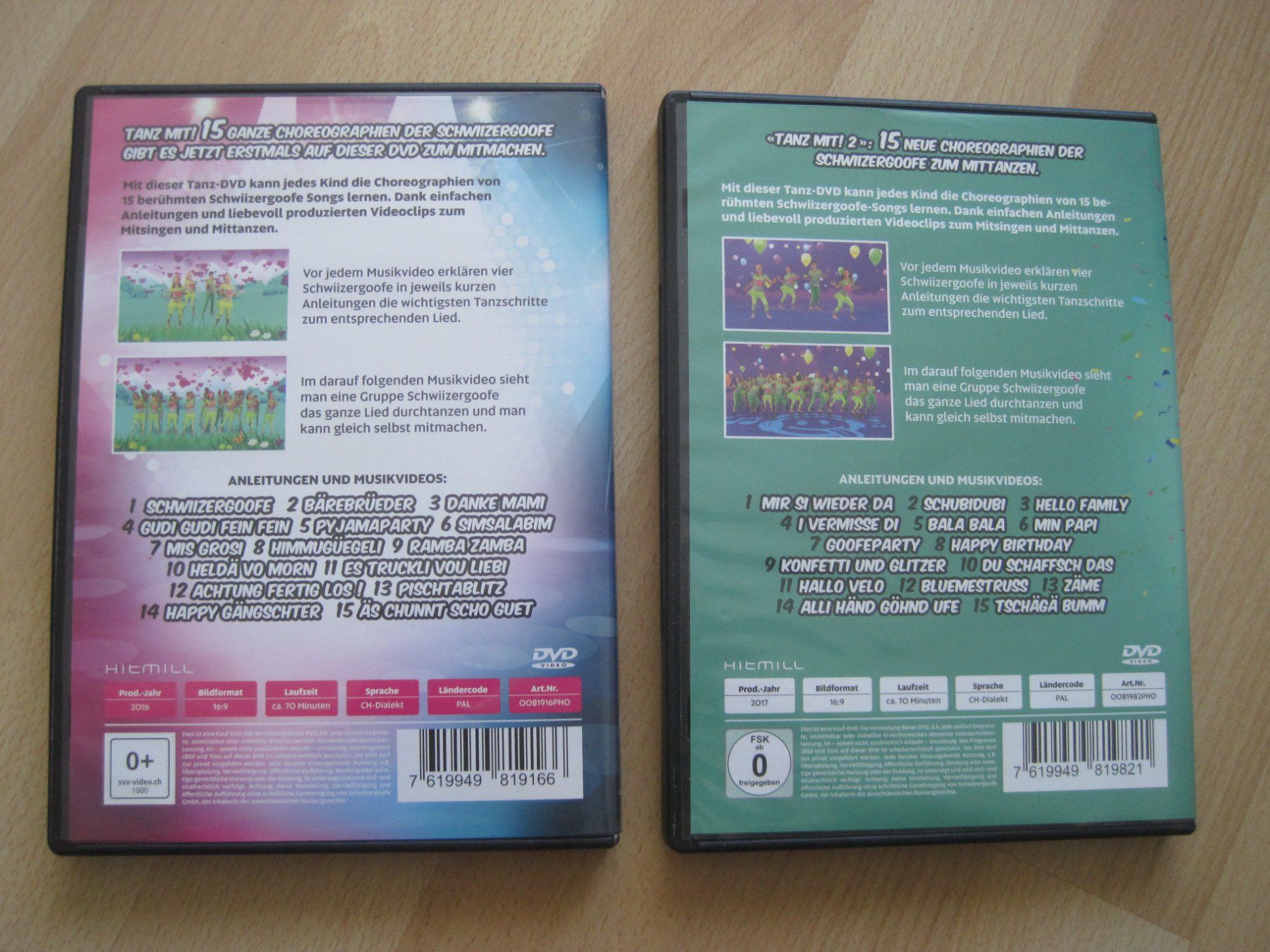 Tutti i DVDs: Schwiizergoofe Tanz Mit !  1 & 2  DVD's  kultig – Usato da Gossau SG venduto da Noryflory 1