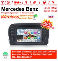 7 Zoll Android 13 Autoradio Für Mercedes Benz SL R230 SL500