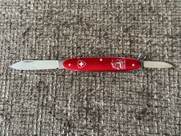Altes Sackmesser VICTORINOX „Grindelwald" Alu Rot 1970er RAR