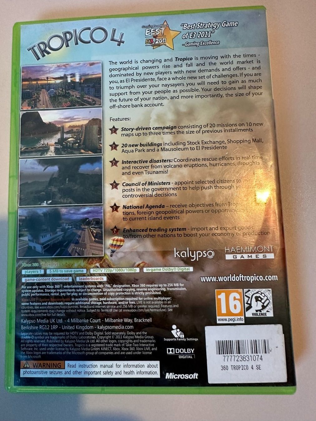 Microsoft Giochi: TROPICO 4++XBOX 360 – Usato da Nidau venduto da EXP40 1