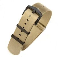 20mm Nato Textil Uhren-Armband Khaki, Nylon, Uhrenband
