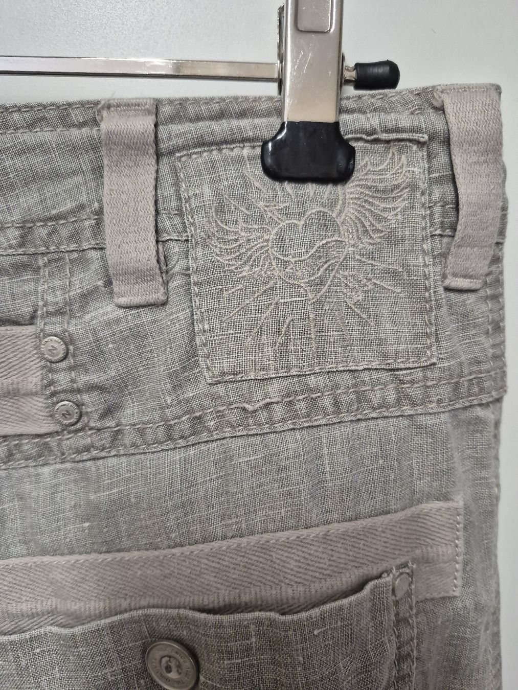 Nile Pantaloni: NILE Capri Hose Gr.S 100% Leinen – Usato da Merligen venduto da muss_haben 2