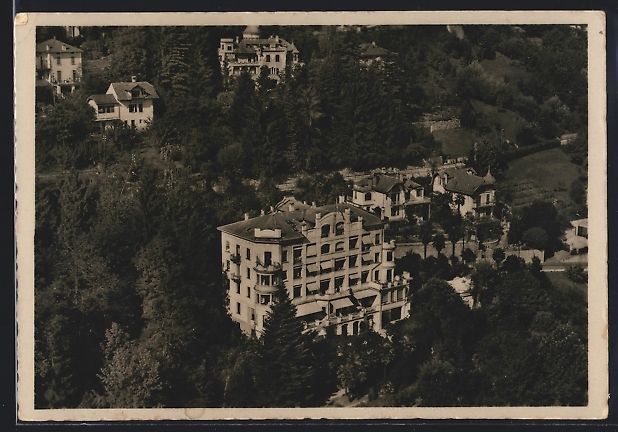 Cartoline postali: Orselina b. Locarno, Erholungsheim Monte – Usato da Berlin venduto da bartko-reher