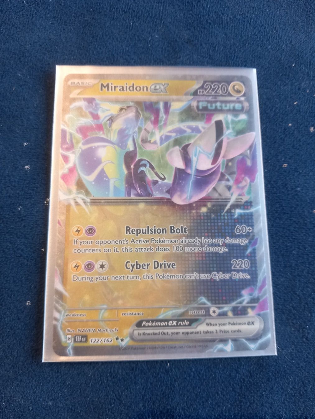 Pokémon Carte collezionabili: Miraidon EX (EN) Temporal Forces - TEF 122/162 – Nuovo (secondo la descrizione) da Hinterfultigen venduto da Marcel2112