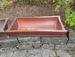 Antiker Schweinetrog, ideal als Blumentrog