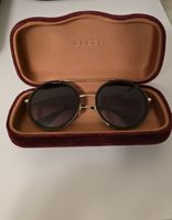 Gucci Sonnenbrille Damen -Rund -Schwarz/Gold inklusive Etui