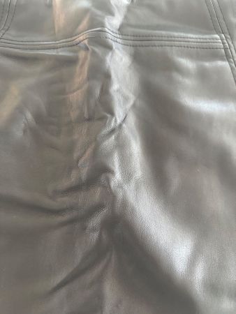 🖤 Kunstlederrock | Schwarz | Gr. 38
