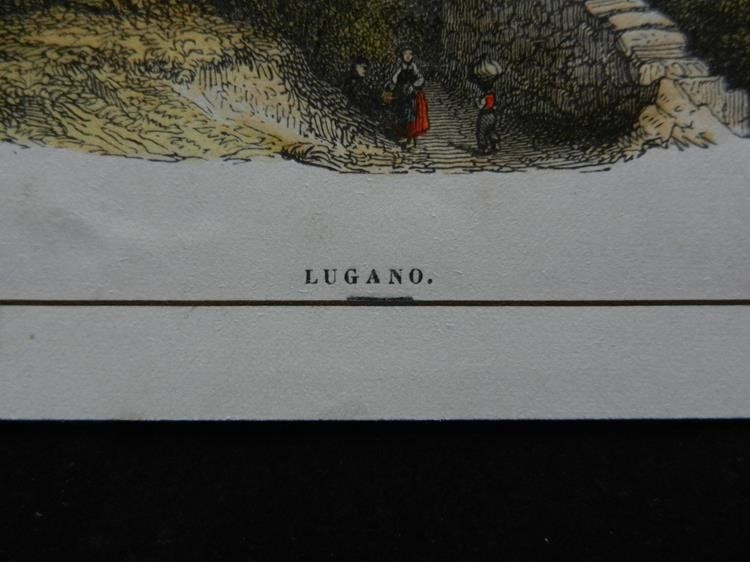 Incisioni: Lugano koloriert – Usato da Risch venduto da Rischli15 2