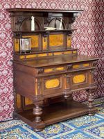Gründerzeit Kommode Anrichte Schrank Nussbaum