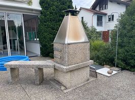 Gartencheminee/Gartenkamin/Steingrill