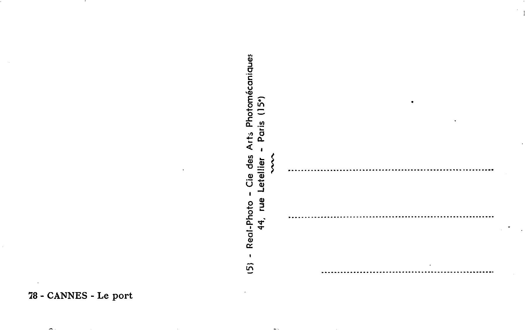 Ansichtskarten: 3x Cannes, La Cote d'Azur – Gebraucht aus Ottikon b.Kemptth. von Neptun1974 1