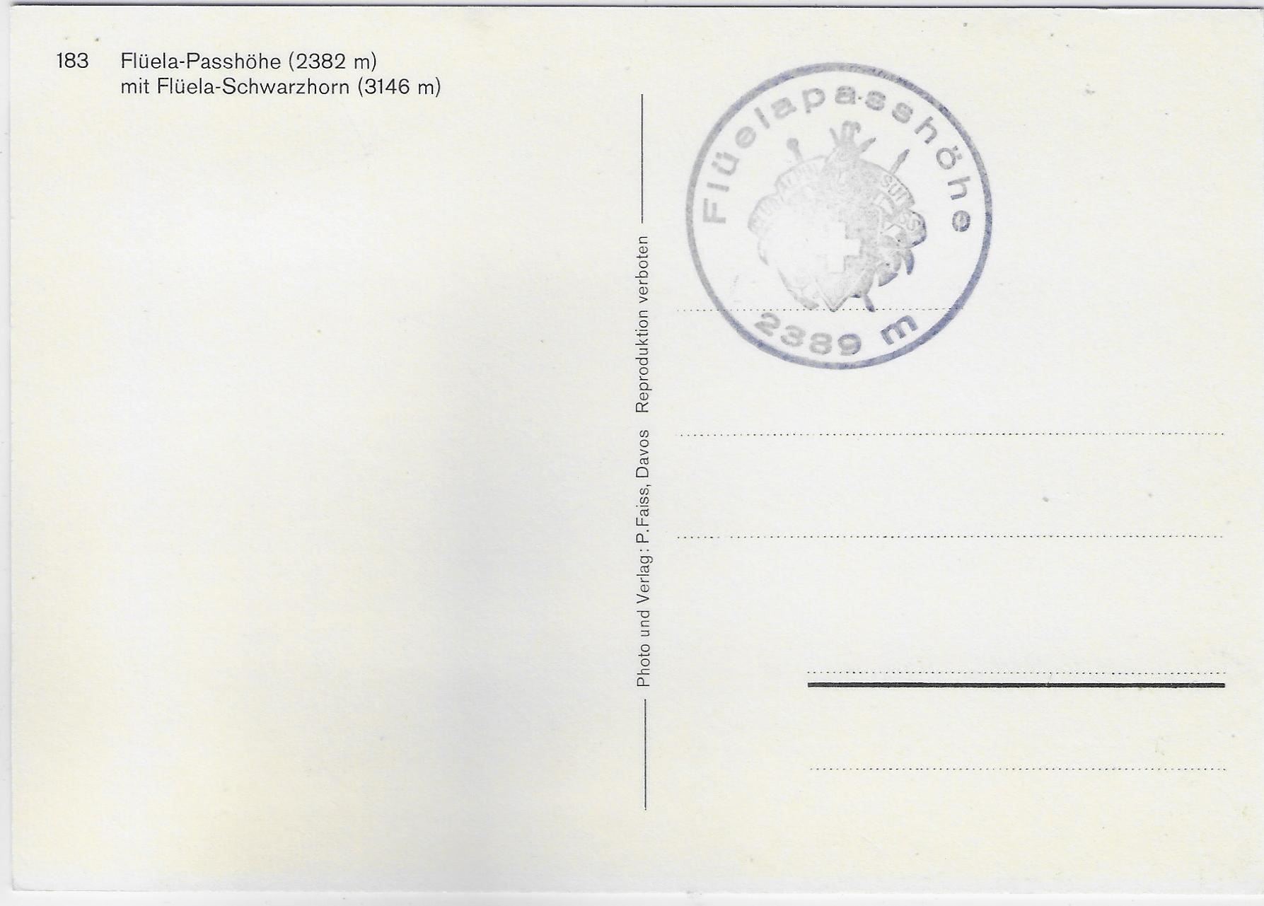 Cartes postales: Flüelapass mit Postauto – D'occasion à Ettingen par Kartenplanet 1