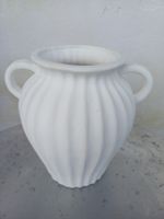 neu: Vintage Amphore (gross), Blumenvase, Ton, Weiss