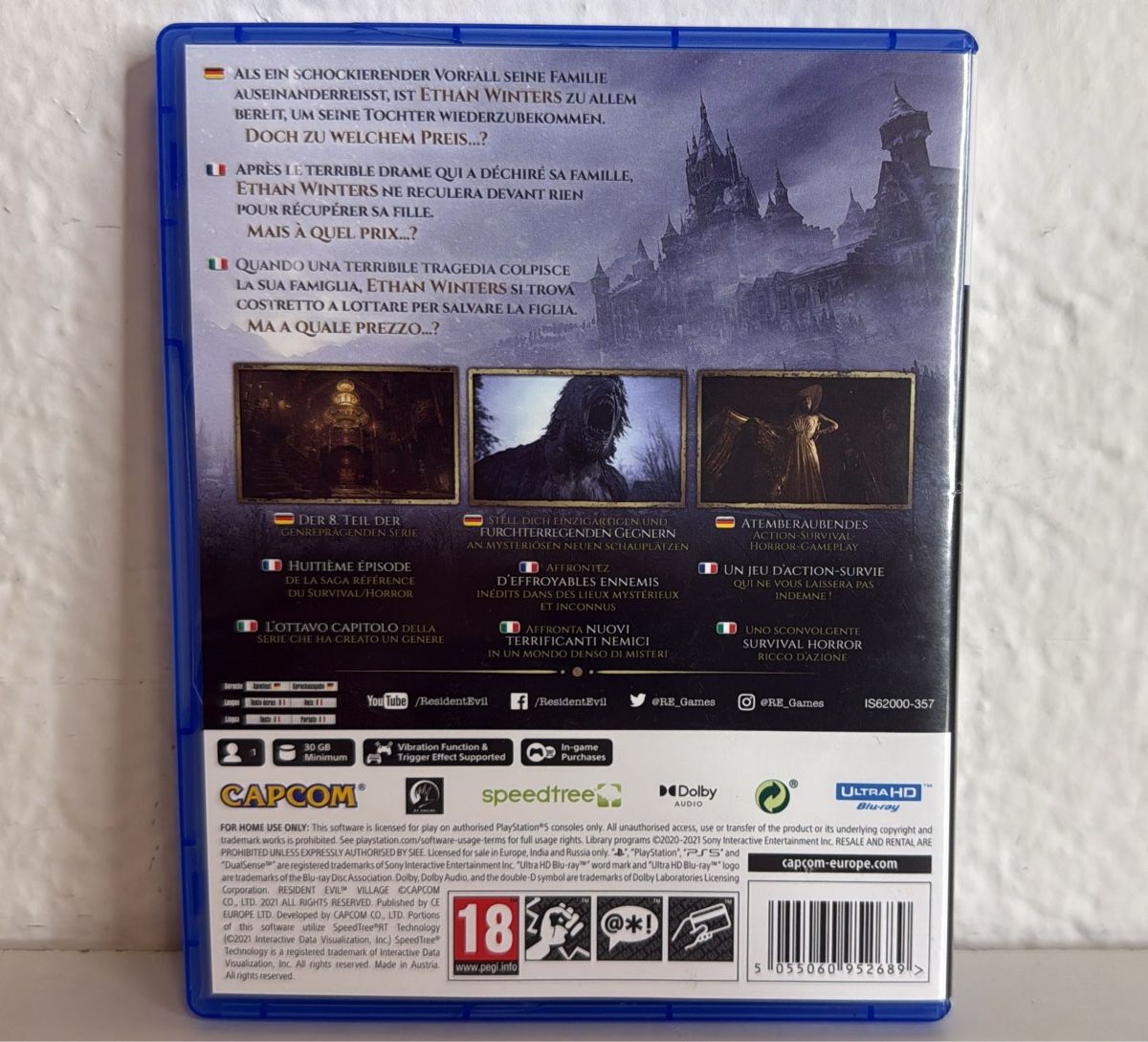 Sony Giochi: Resident Evil Village PS5 Game disc and case – Usato da Ehrendingen venduto da bubulence 1