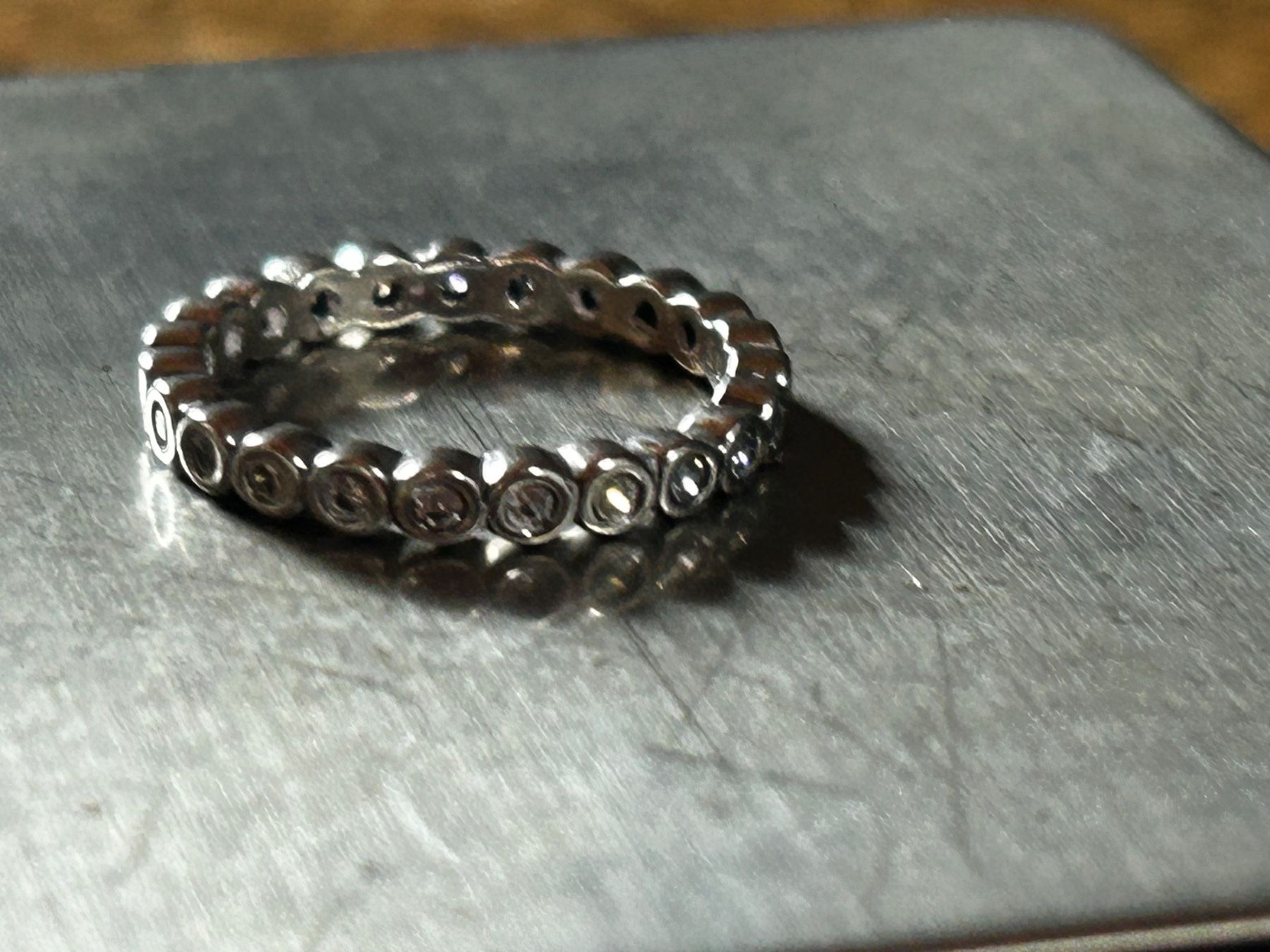Ringe: Silberring weisser Kranz (52) – Gebraucht aus Laufen von Bellebellezza 8