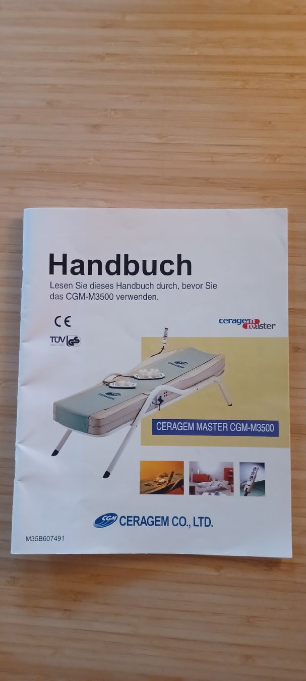 Ceragem Dispositivi per massaggi: Ceragem master CGM-M-3500 – Usato da Turbenthal venduto da GurBra