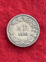 Monnaie Suisse 🇨🇭 1901 1/2 fr