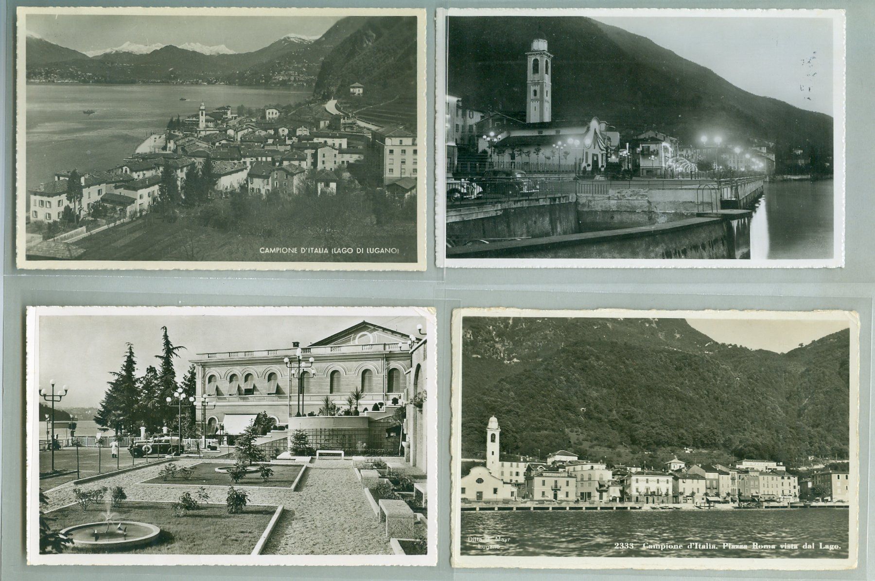 Cartoline postali: 1938/51 Campione – Usato da Zürich venduto da yago-rot