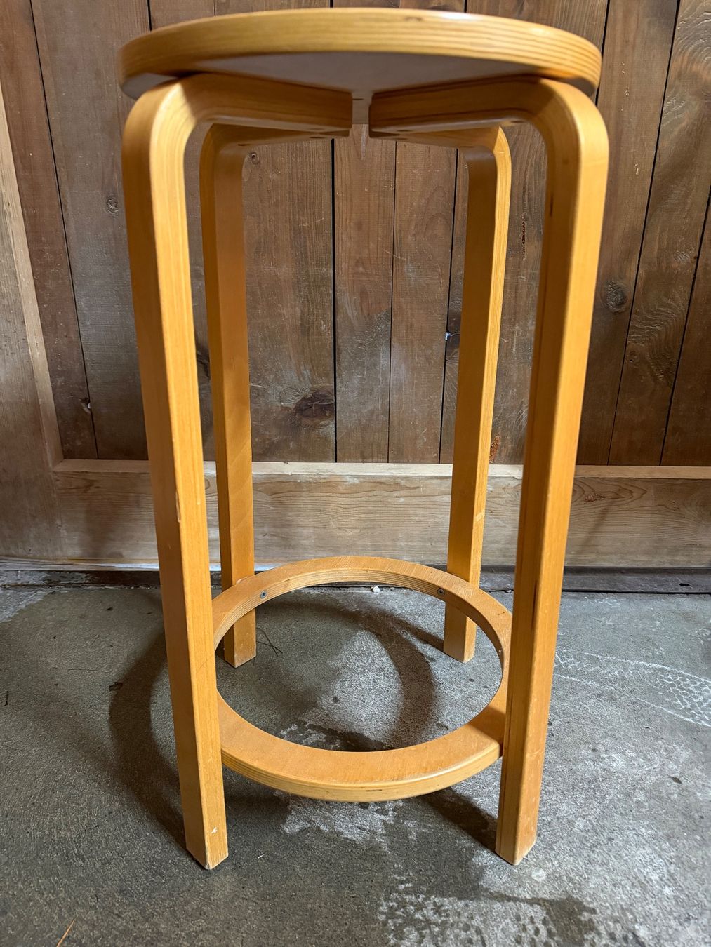 Hocker: 2 Holz Barhocker / Alvar Aalto? – Gebraucht aus Otelfingen von Yossi-68 2