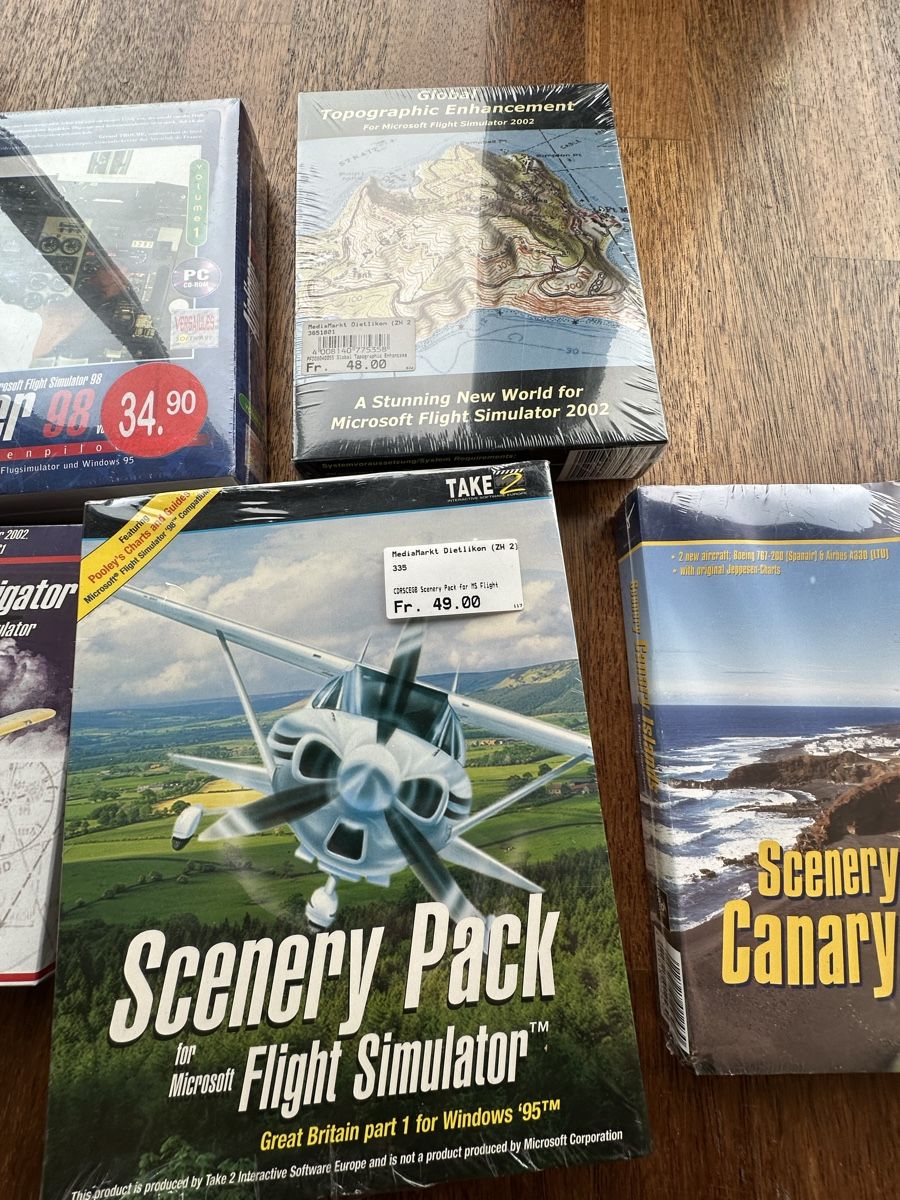 Microsoft Giochi: PC 9 mal Flugsimulator originalverpackt – Nuovo e nell'imballaggio originale da Zürich venduto da Kareljan 8