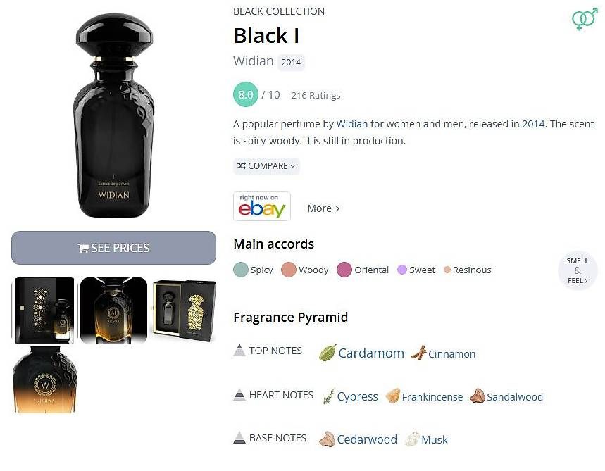 Widian Profumi & Eau de Toilette: Widian (AJ Arabia) Black 1 – Usato da Rotkreuz venduto da Muffinman9999 4