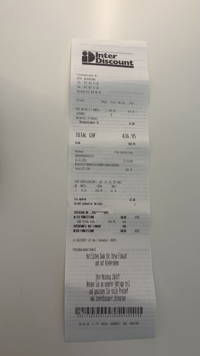Nintendo Console: Nintendo Switch 2 inkl. Spiel neu – Nuovo (secondo la descrizione) da Weinfelden venduto da cec_6lvp 1