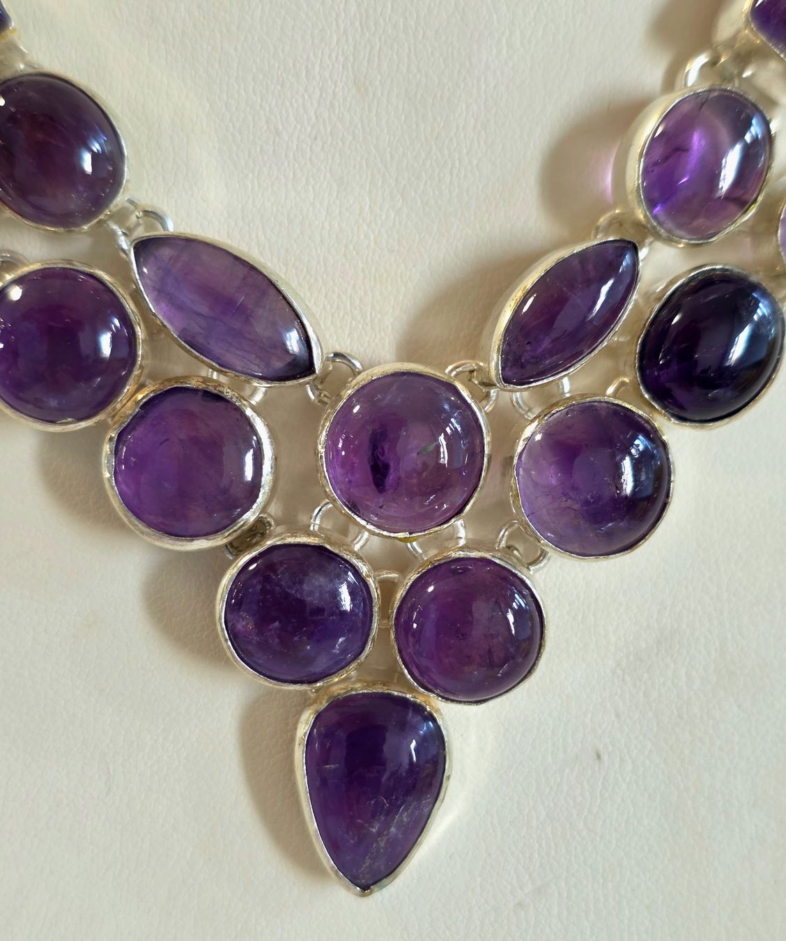 Catenine: Halskette mit echtem Amethyst, handgefertigt, Silber 925,... – Nuovo (secondo la descrizione) da Zürich venduto da Bieter04 2