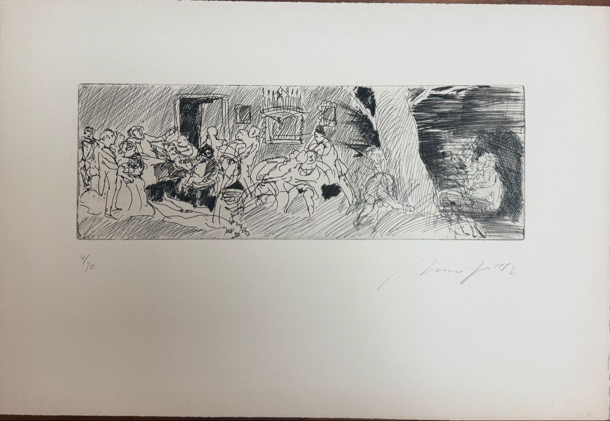 Grafica & Litografie: Hrdlicka, Alfred 1982 - Radierung  – Usato da Solothurn venduto da NUVICO