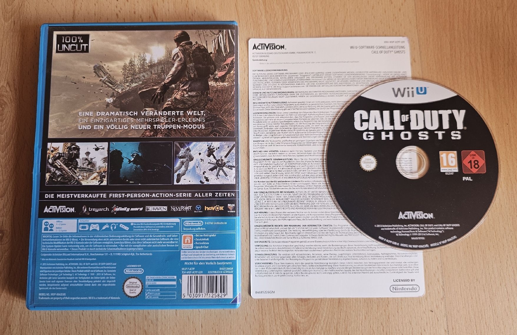 Nintendo Giochi: Wii U Games Doppelpack -- COD GHOSTS & TOAD Treasure Track. – Usato da Ochlenberg venduto da on3x 1