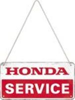 Metall-Hängeschild 3D-HONDA SERVICE - 15 X 20 CM