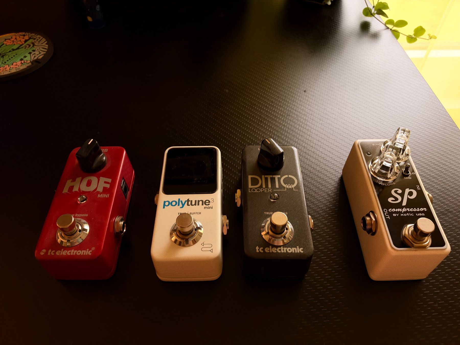 Musikinstrumente: 4 Pedale: Xotic SP Compressor, HOF Mini, Ditto, PolyTune 3 – Gebraucht aus Kriens von leb_d8sv