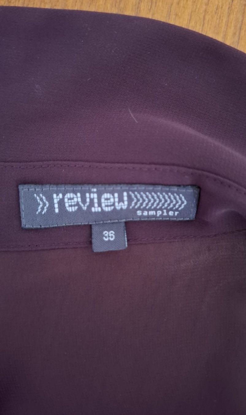 Blusen: Review Bluse, Gr. 36, Aubergine, transparent – Gebraucht aus Volketswil von ald_2x9b 2