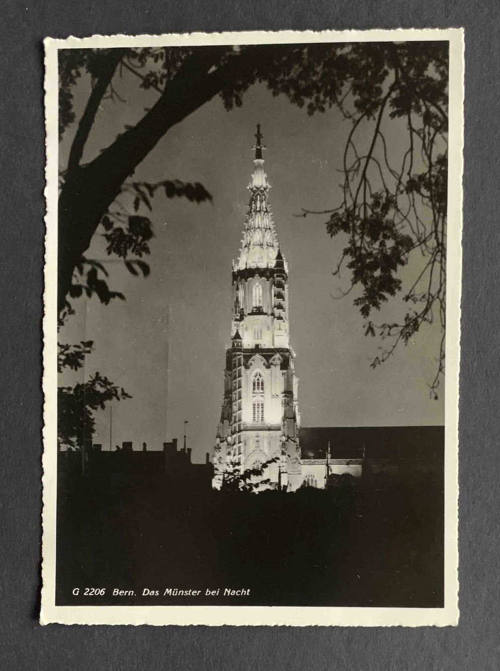 Cartoline postali: AK Berne La Cathedrale de nuit – Usato da Goldau venduto da artelier1