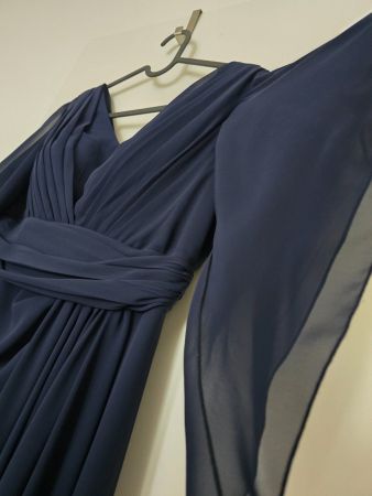 Sommerliches Maxikleid, Blau-Marine, Grösse 40, Top Zustand