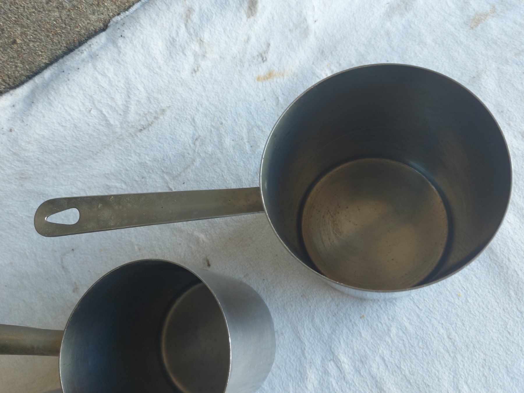 Elettrodomestici da cucina: 3er Set Becher aus Édelstall, Gastro Küche – Usato da Rheinau venduto da profitronic.shop 3