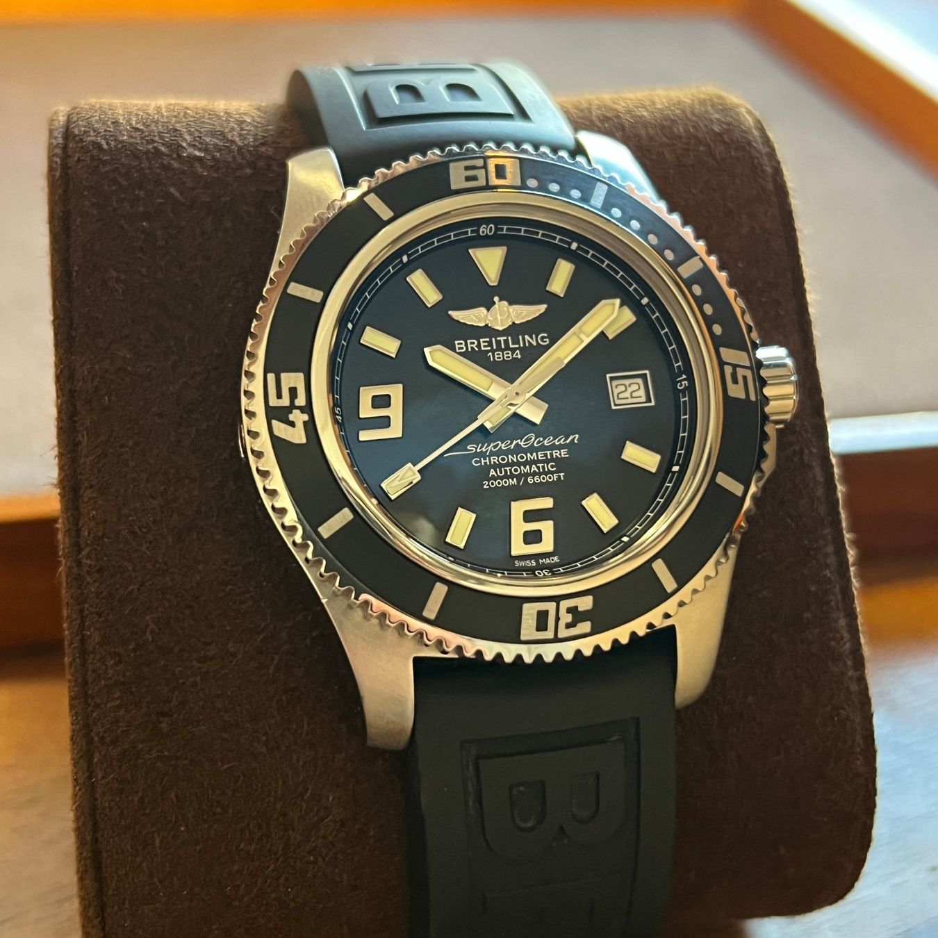 Breitling Orologi: FLASH SALE Breitling Superocean 44 Full Set A1739102/BA77 – Usato da Carouge GE venduto da Watchaser 1
