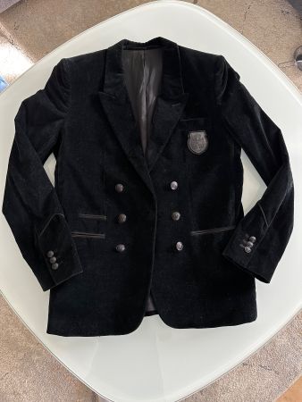 Cool Blazer from The Kooples, in black velvet Gr 42 M