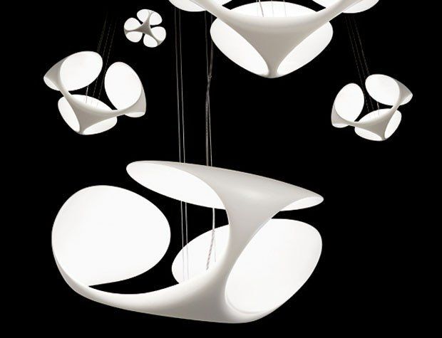 Lampade: Hängeleuchte Kundalini Clover LED weiss – Usato da Weggis venduto da GuidoLori 6