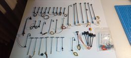 38 Stk Strassenlaternen Spur H0 / H0m 1:87